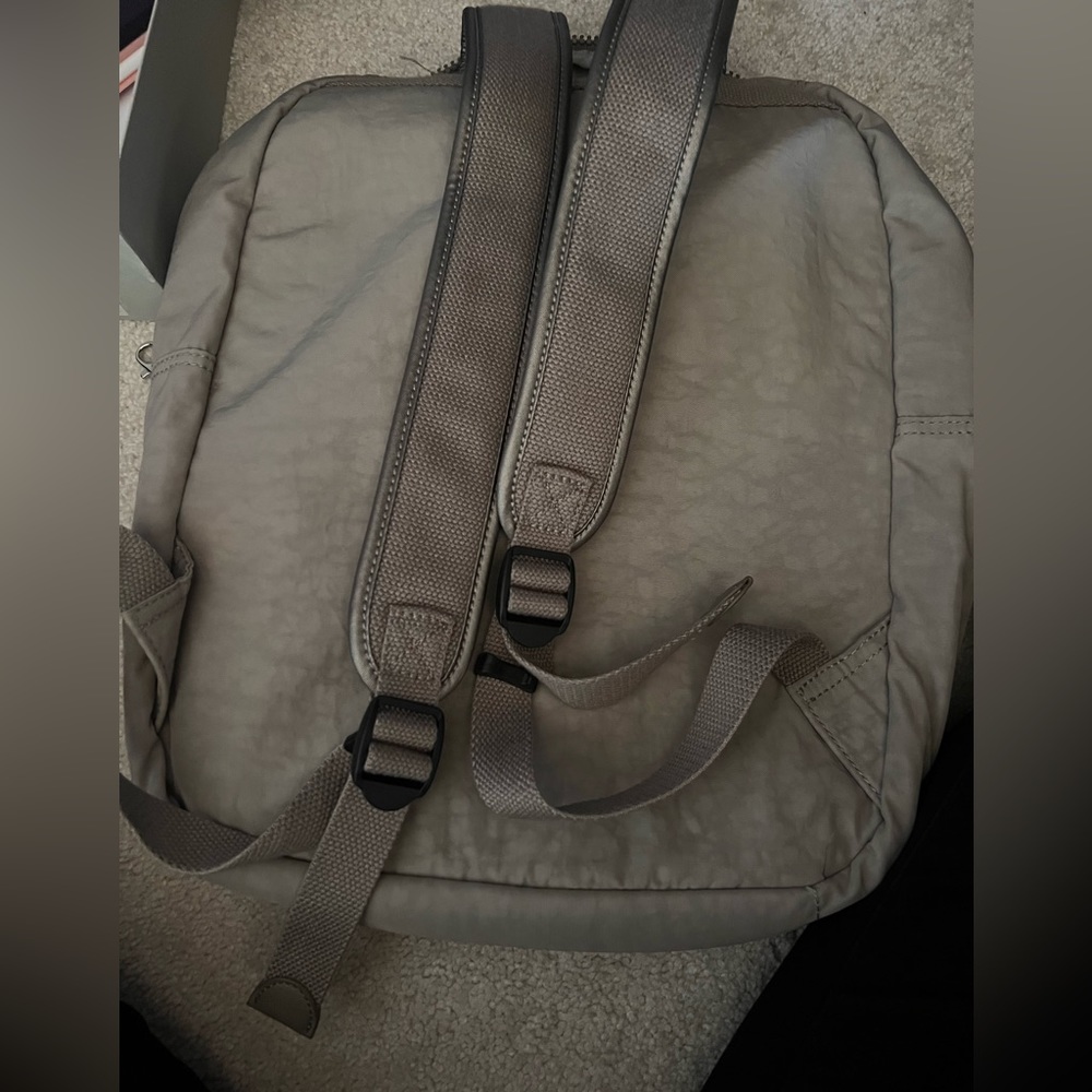 Silver Metallic Kipling Backpack - image 5